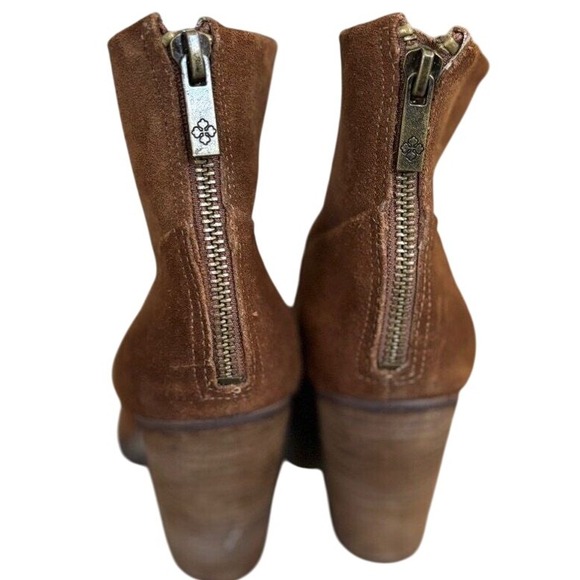 Arturo Chiang Suede Hadley Bootie Brown Size‎ 8.5 Western Boho - Picture 4 of 11